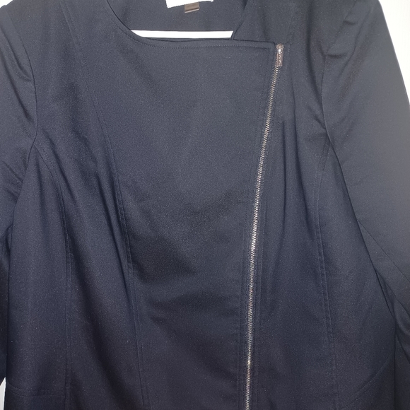 Women Calvin Klein Double Zipper Jacket Size 18 W - Picture 2 of 6